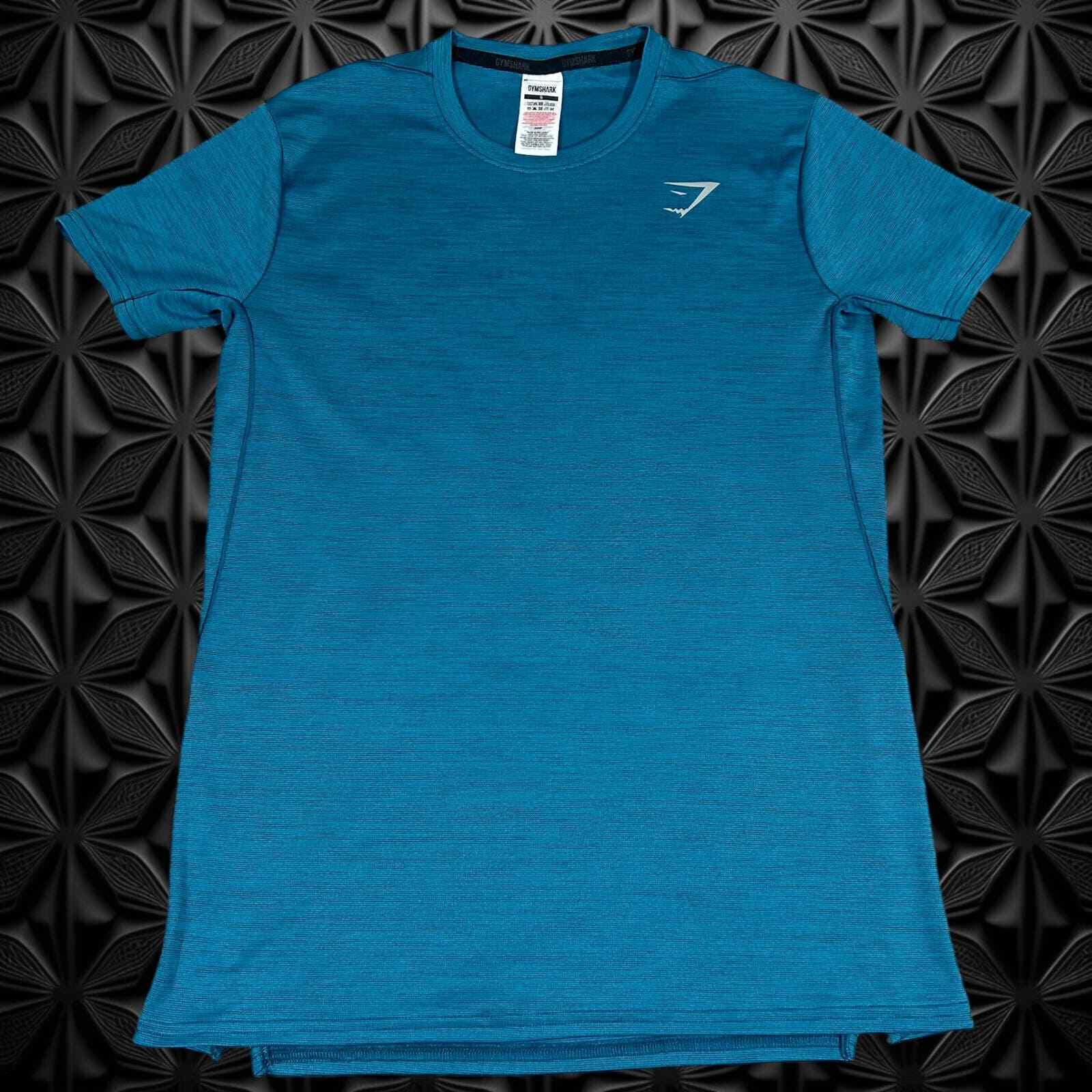 Gymshark Women’s S Tee Shirt Teal 100% Polyester Made in Sri Lanka