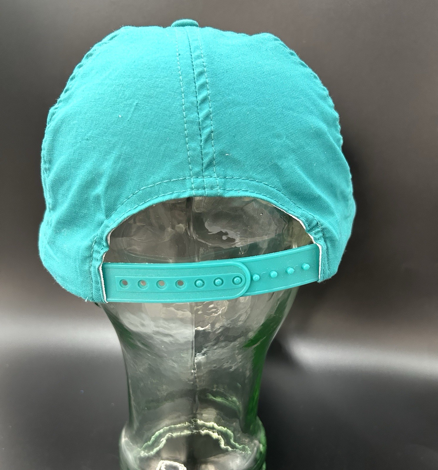 Vintage Snap-on Teal Baseball Cap Hat Adjustable Snapback Made in Sri Lanka
