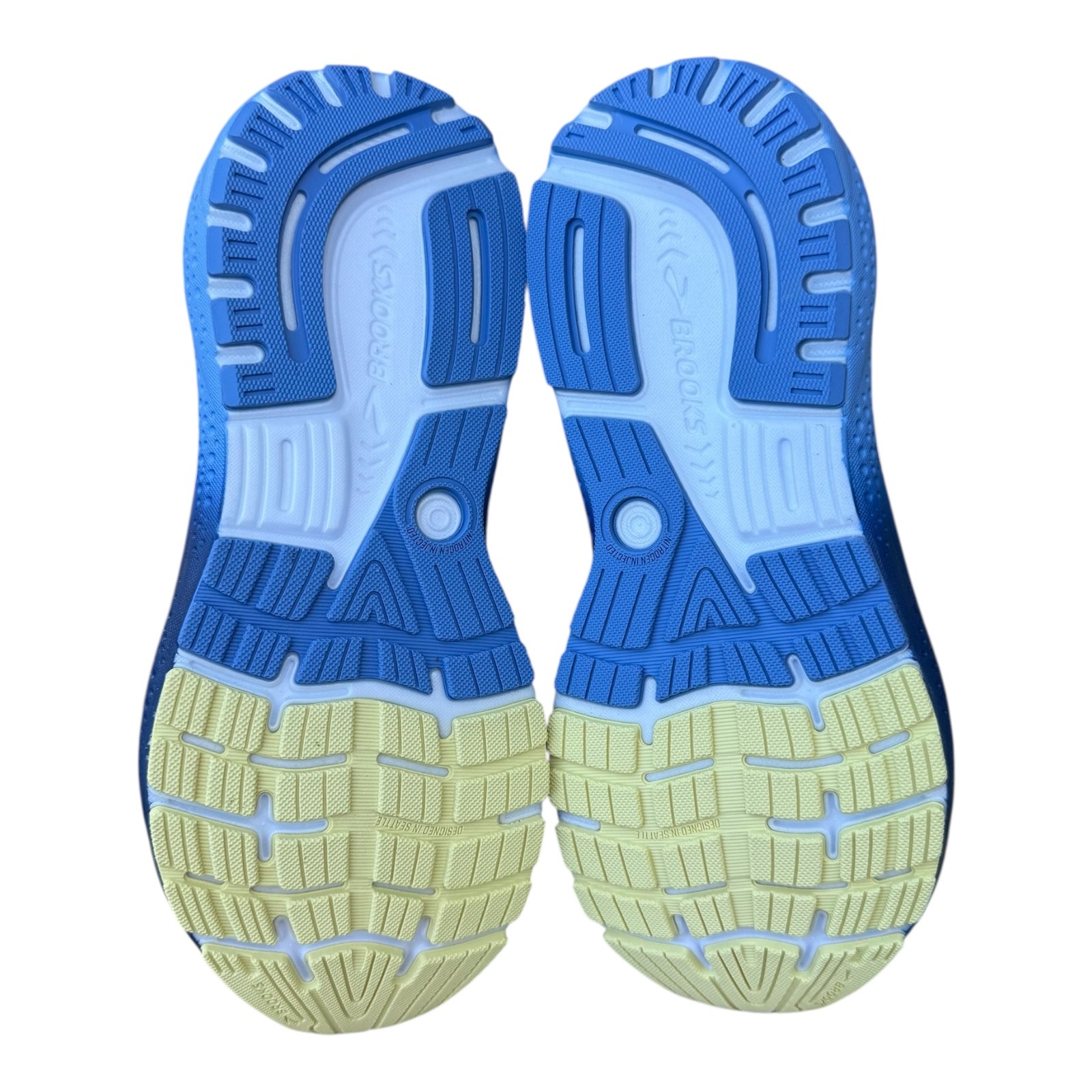 Women’s Brooks Ghost 16 Haze/ Blueprint/ Peach 120407 1B 182 Running Shoes