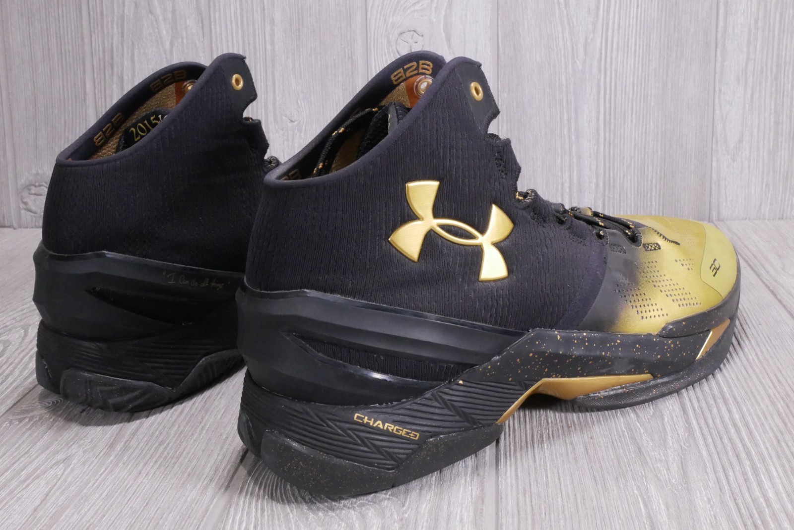 RARE NEW UNDER ARMOUR CURRY 2 MVP ‘BACK TO BACK’ SNEAKERS 1300015-001 MENS 9.5