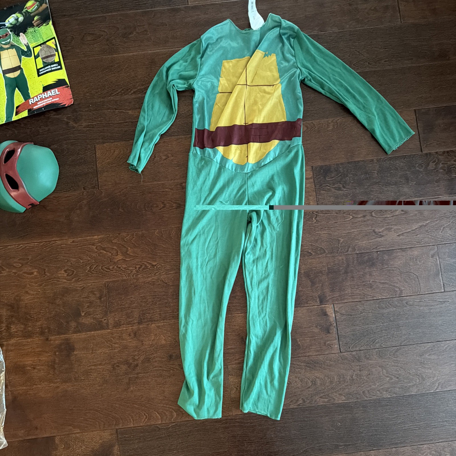 Teenage Mutant Ninja Turtles Raphael Kid Childrens Halloween Costume Sz S (5-7)