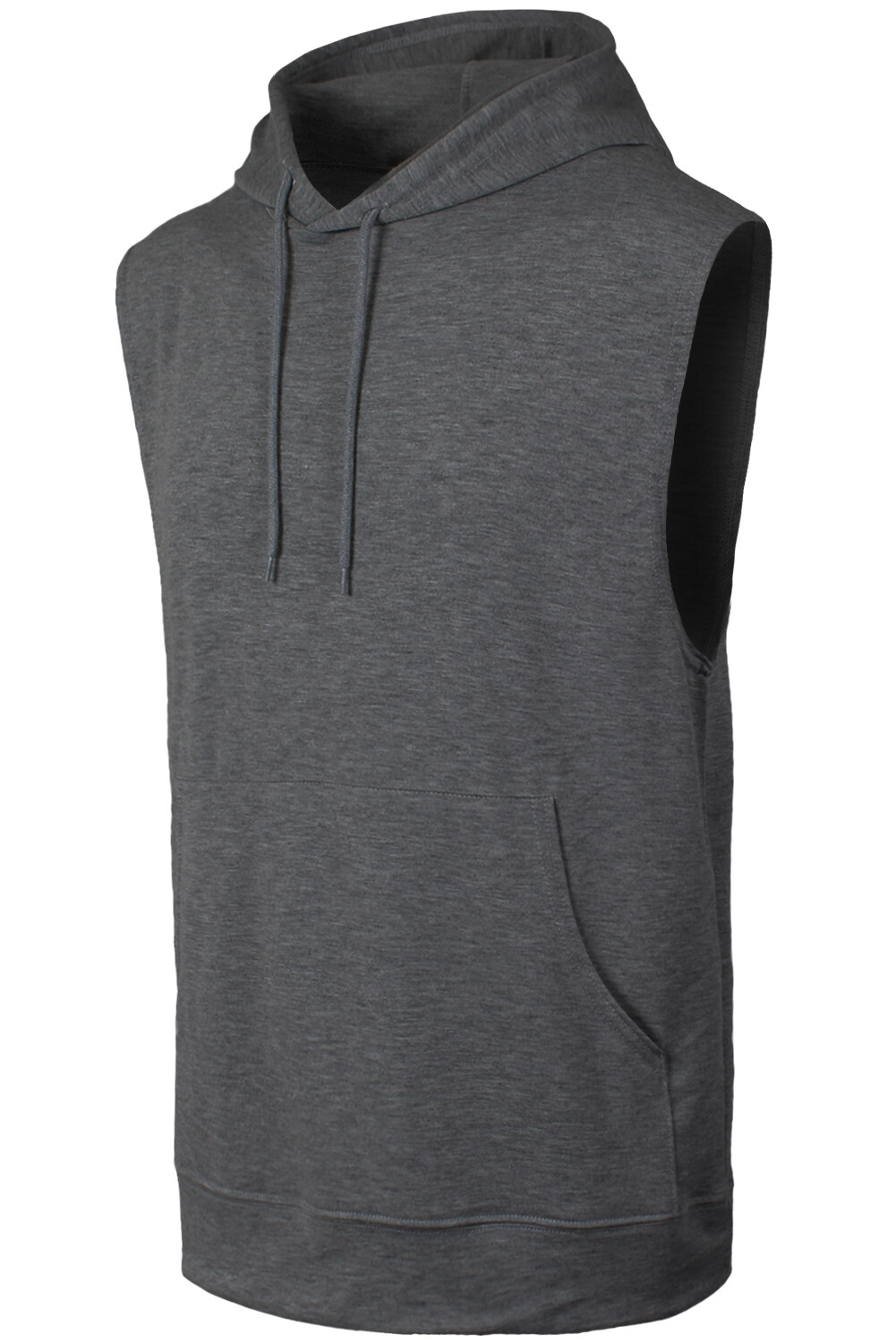 Mens Workout Hoodie Sleeveless Vest Muscle Tank Tops Gym Fitness Bodybuilding
