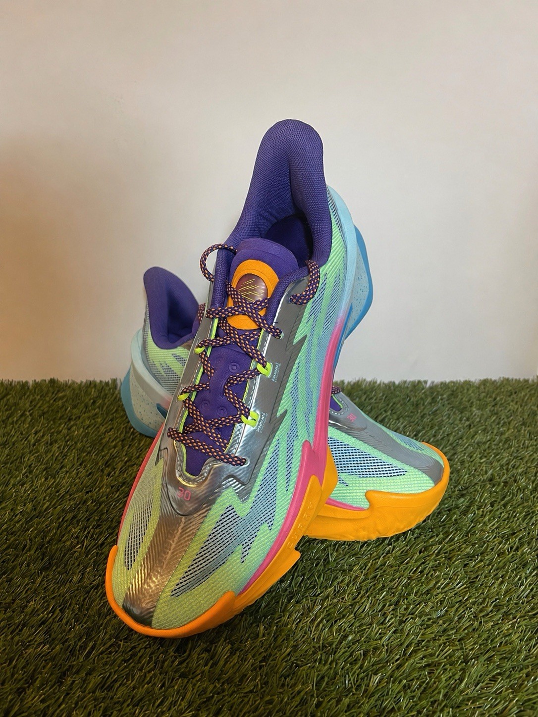 Under Armour Curry Series 7 Unisex Basketball Low Multicolor US 10 3027983-465