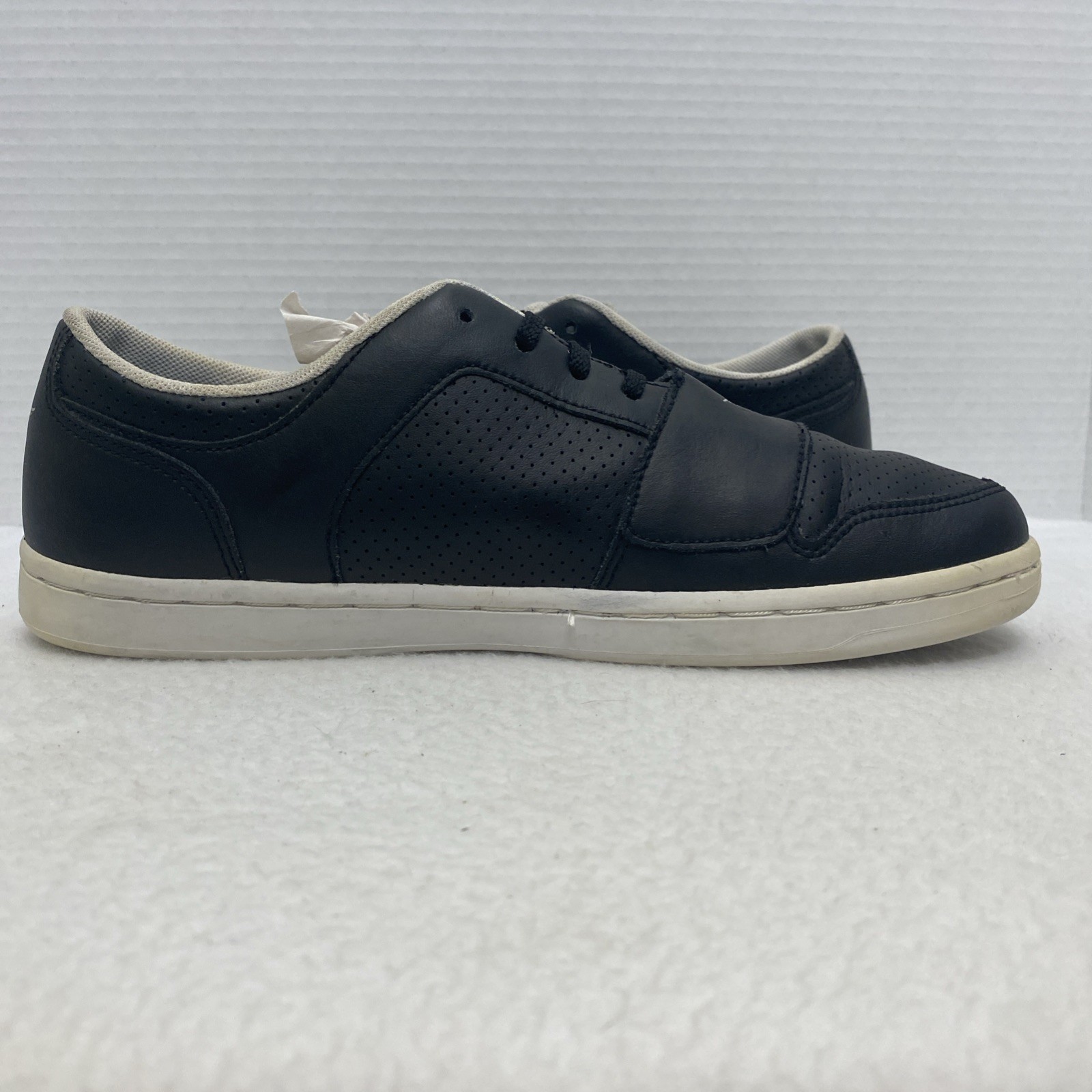 Men’s Creative Recreation Cesario Lo Black/Black Cr4Loc/Blkbk Leather Size 8