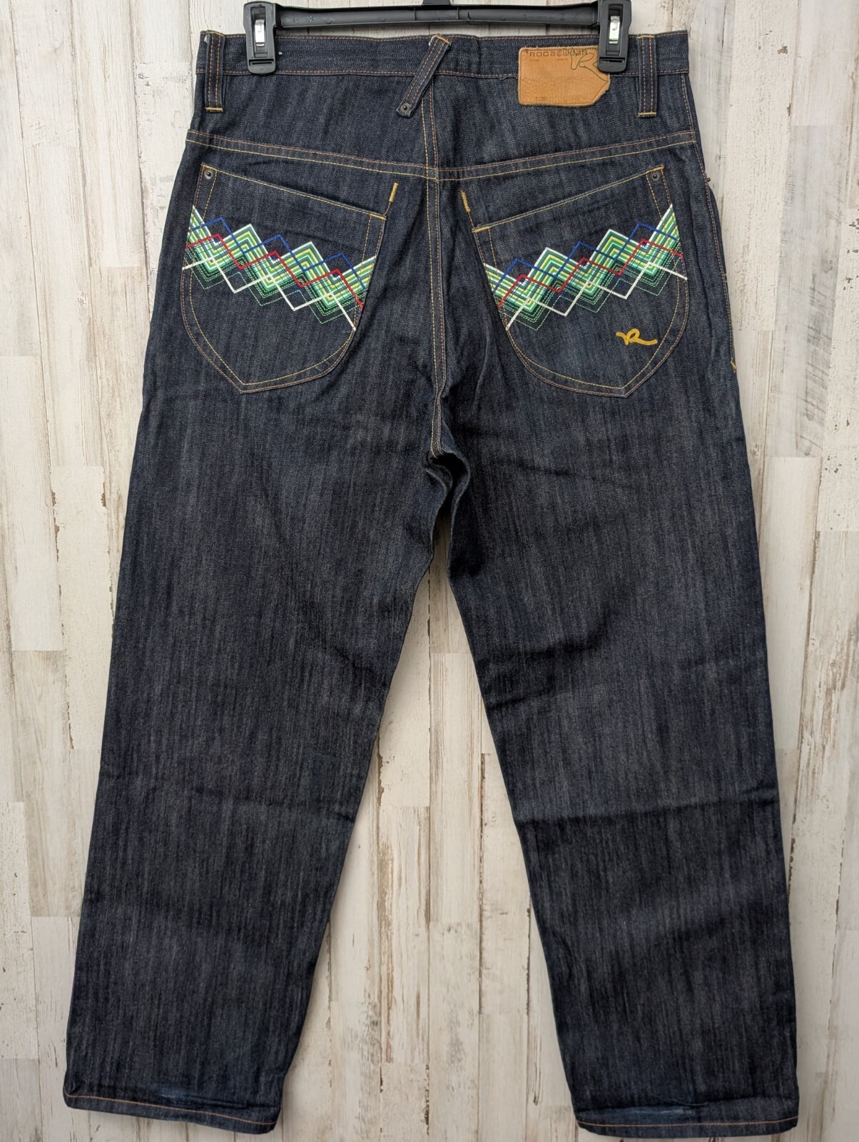 Vintage 90’s Roca Wear Baggy Jeans Mens 34 Skater Grunge Hip Hop Y2K Rave Retro