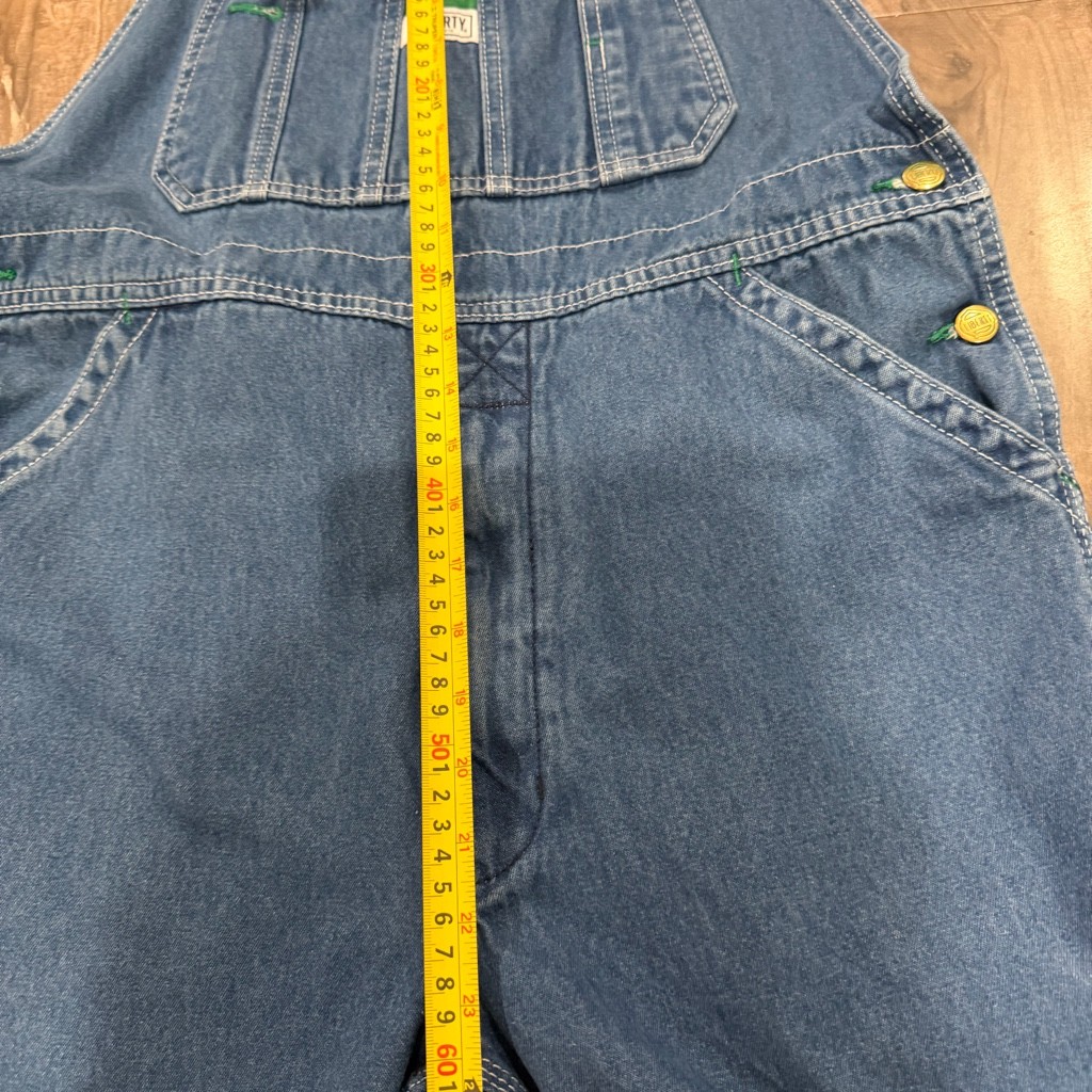 Liberty denim bib overall men 34×30 vintage