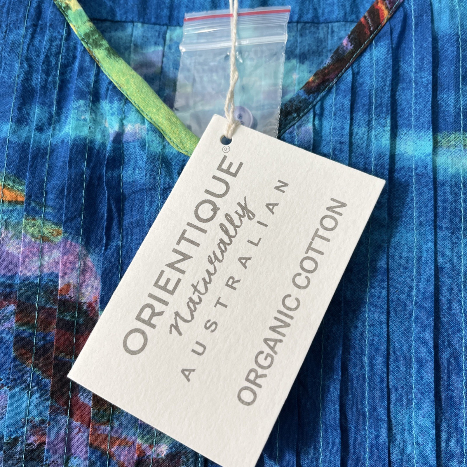BNWT ORIENTIQUE® Naturally AUSTRALIAN size 12/14 Summer Dress