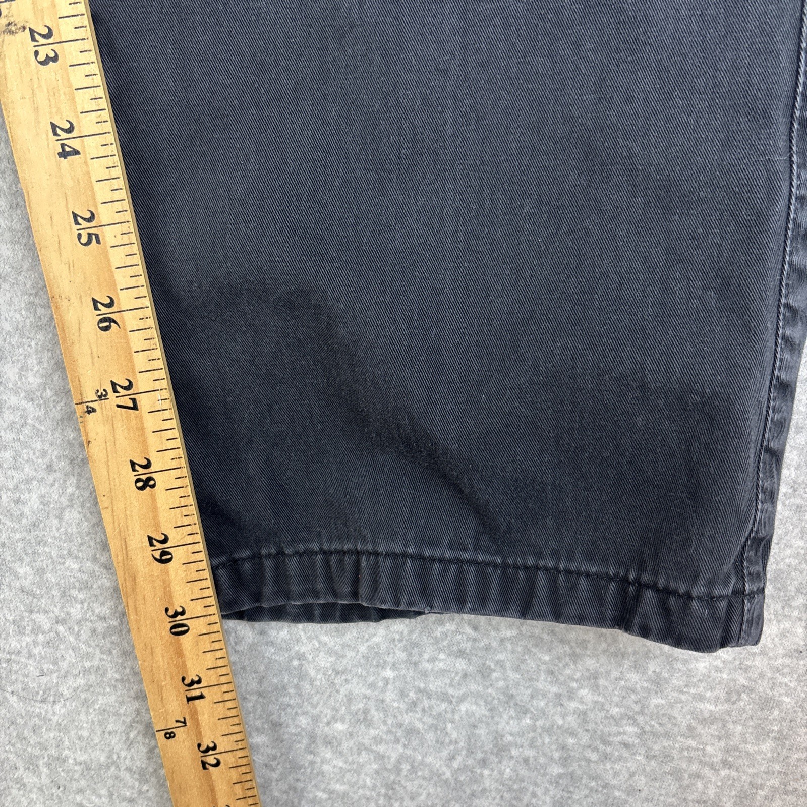 Ermenegildo Zegna Chino Men’s 34 Black Straight Leg Cotton Jeans (33×30 Actual)