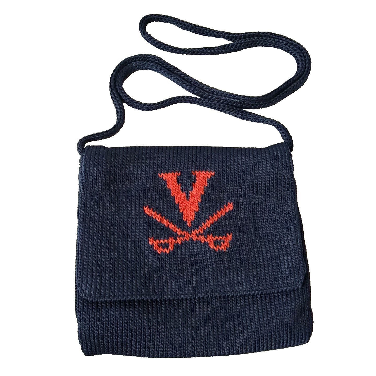 The Sak Virginia Cavaliers Basketball Logo Crossbody Purse Crochet Pouch