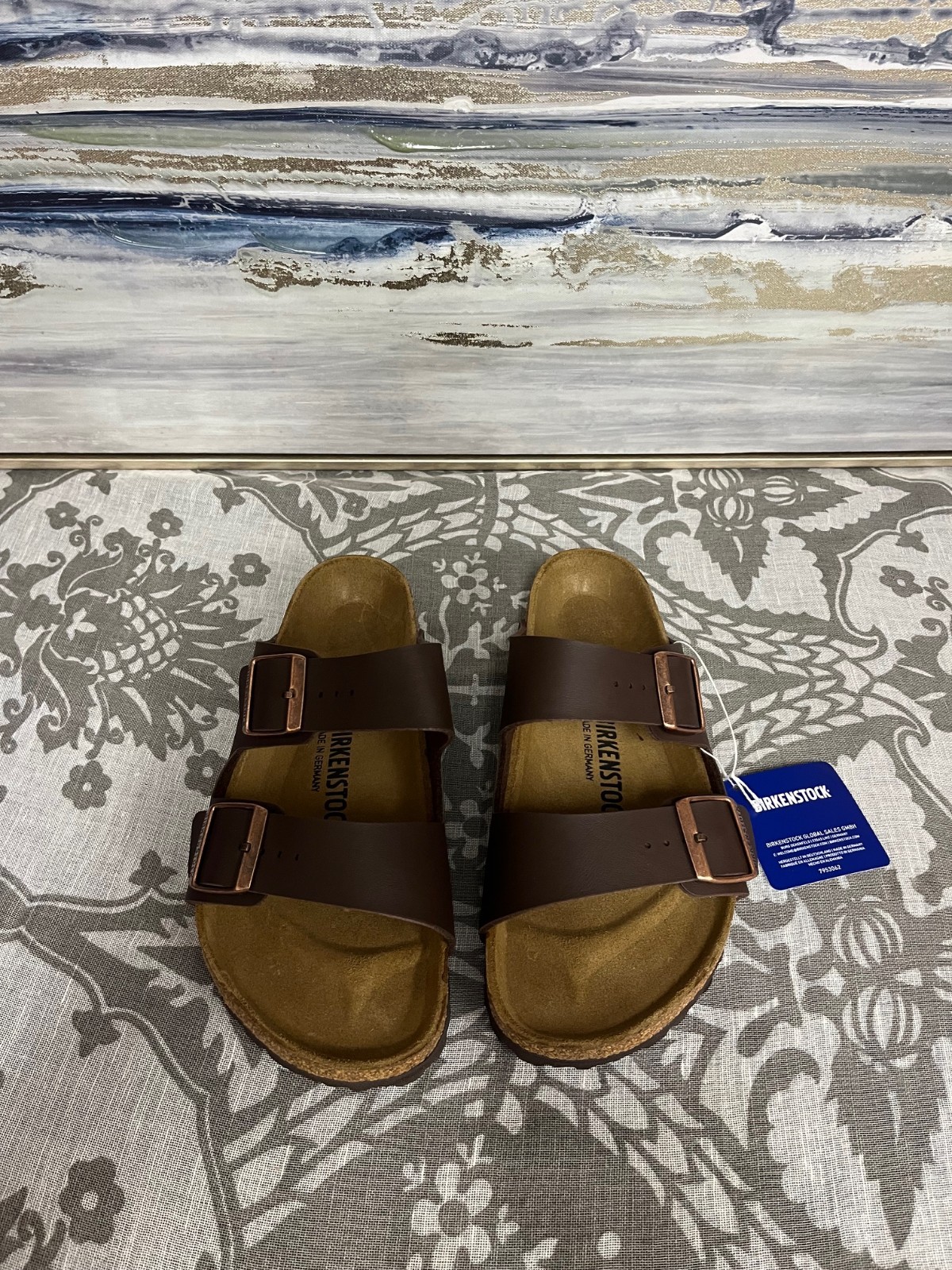 Birkenstock Arizona BS Sandals Dark Brown EU Size 39