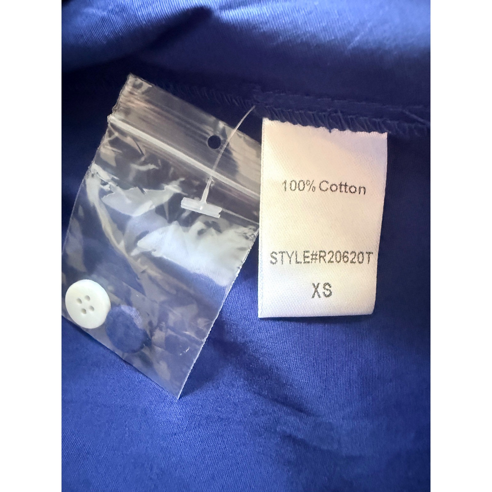 Tuckernuck Royal Blue Cotton Poplin Mini Dress XS NWOT