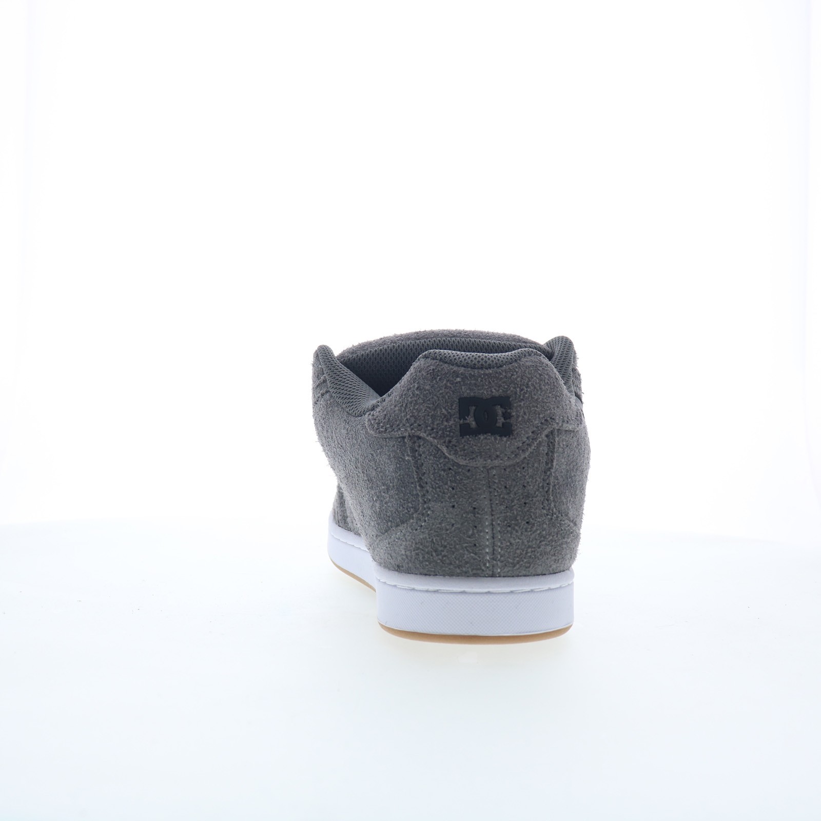 DC Net SE DC03260025-GRYBLK Mens Gray Suede Skate Inspired Sneakers Shoes
