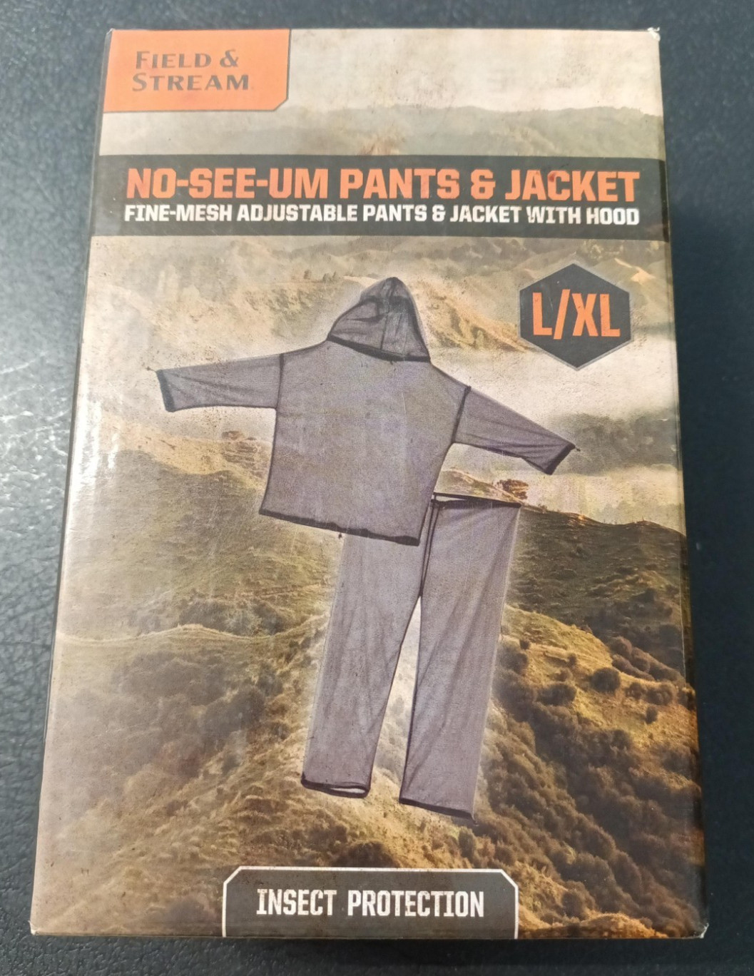 Field & Stream No-See-Um Bug Insect Protection Pants, Size L/XL New Fine Mesh