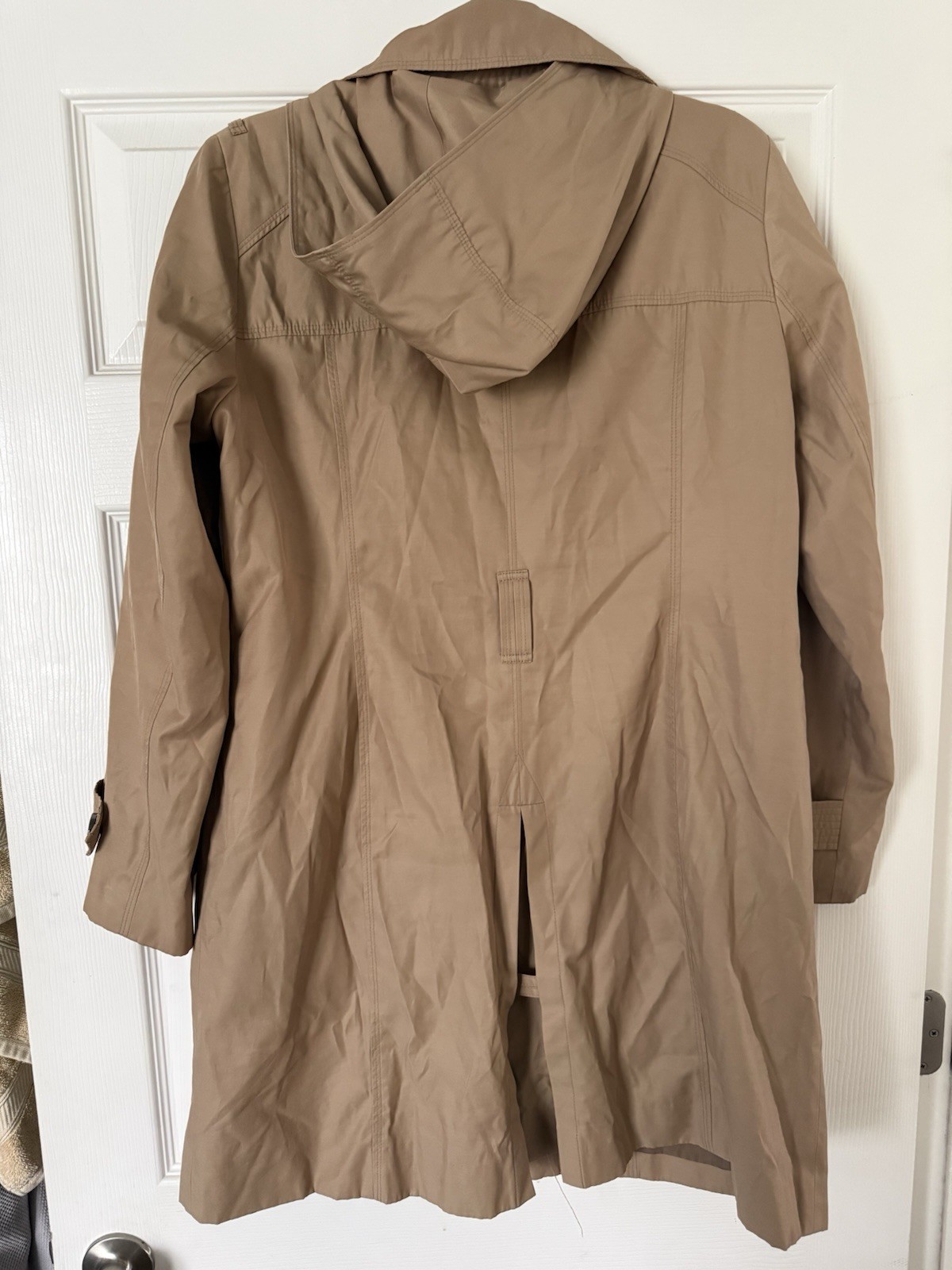 London Fog Women’s Double Breasted Trench Coat Size PL
