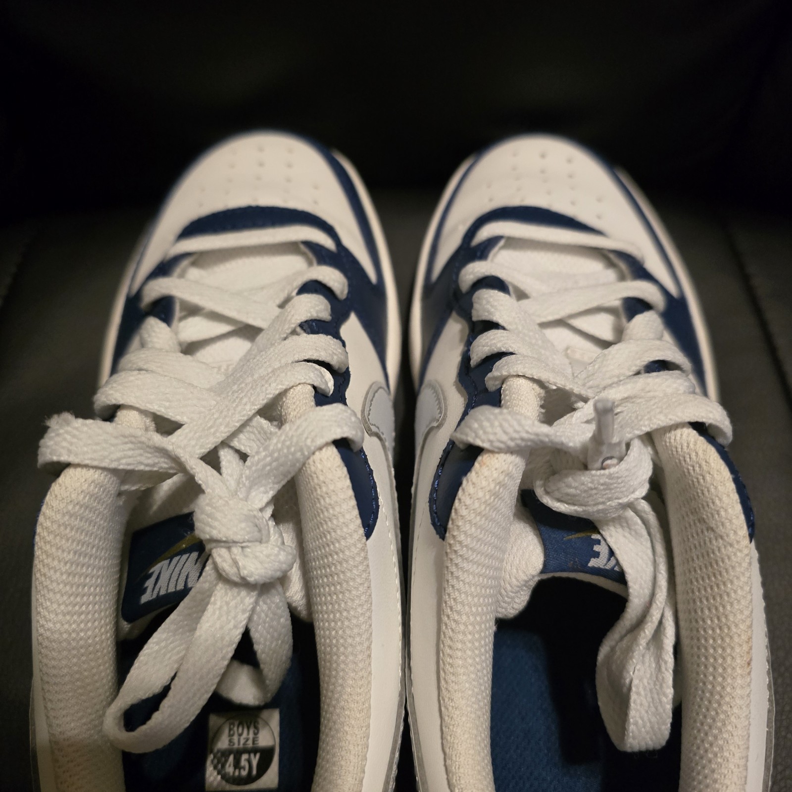 New Nike Kids’ Grade School Court Borough Low Recraft Shoes – Size 4.5Y
