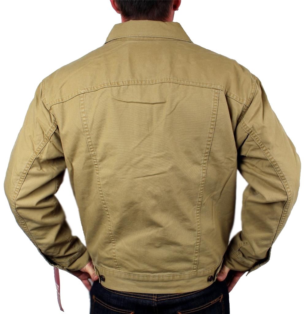 NEW NWT LEVI’S MEN’S PREMIUM CLASSIC COTTON BUTTON UP BROWN JACKET 7051800716