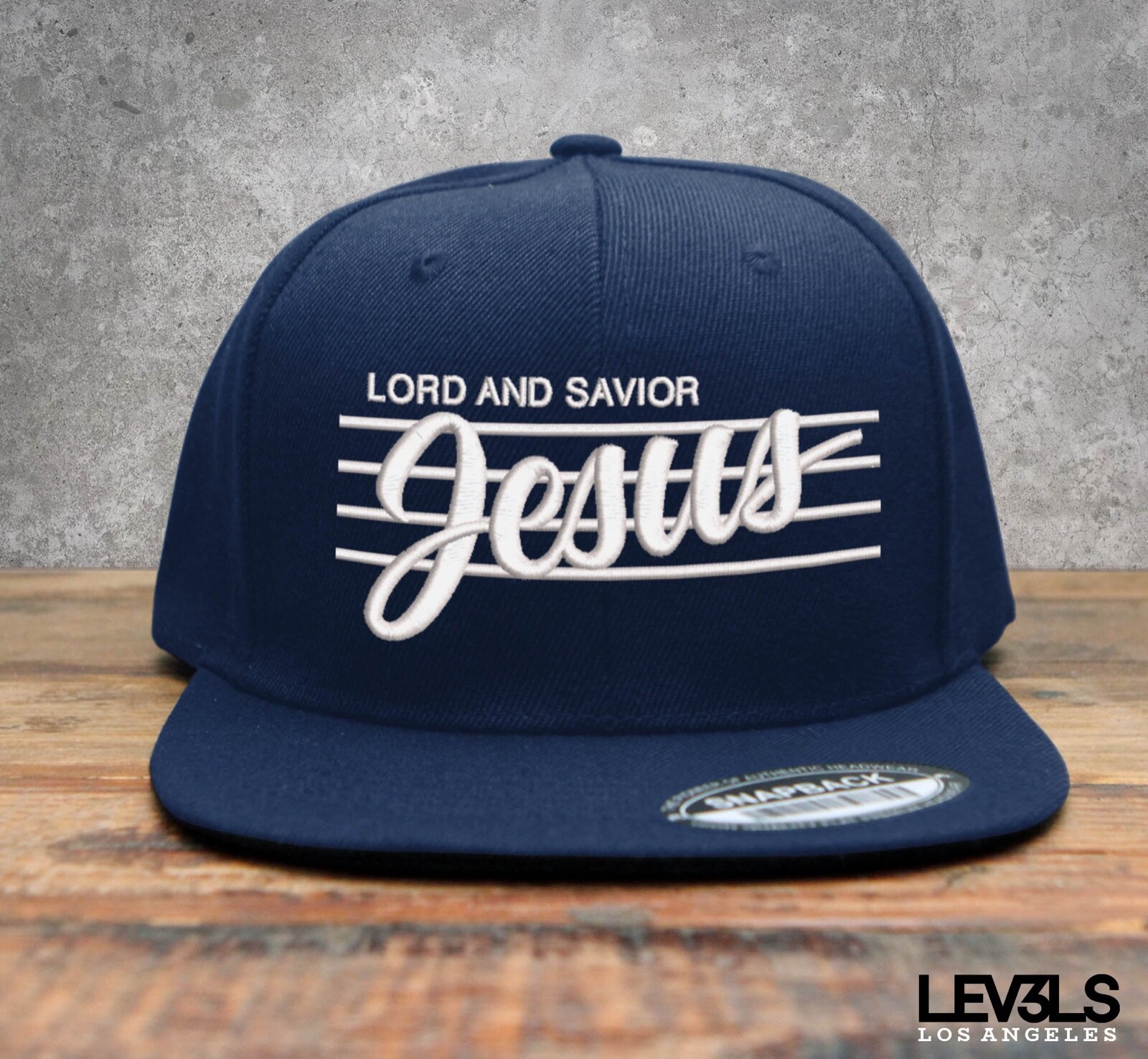 RETRO JESUS LORD AND SAVIOR SNAPBACK BASEBALL CAP CHRISTIAN CROSS JESUS SAVES