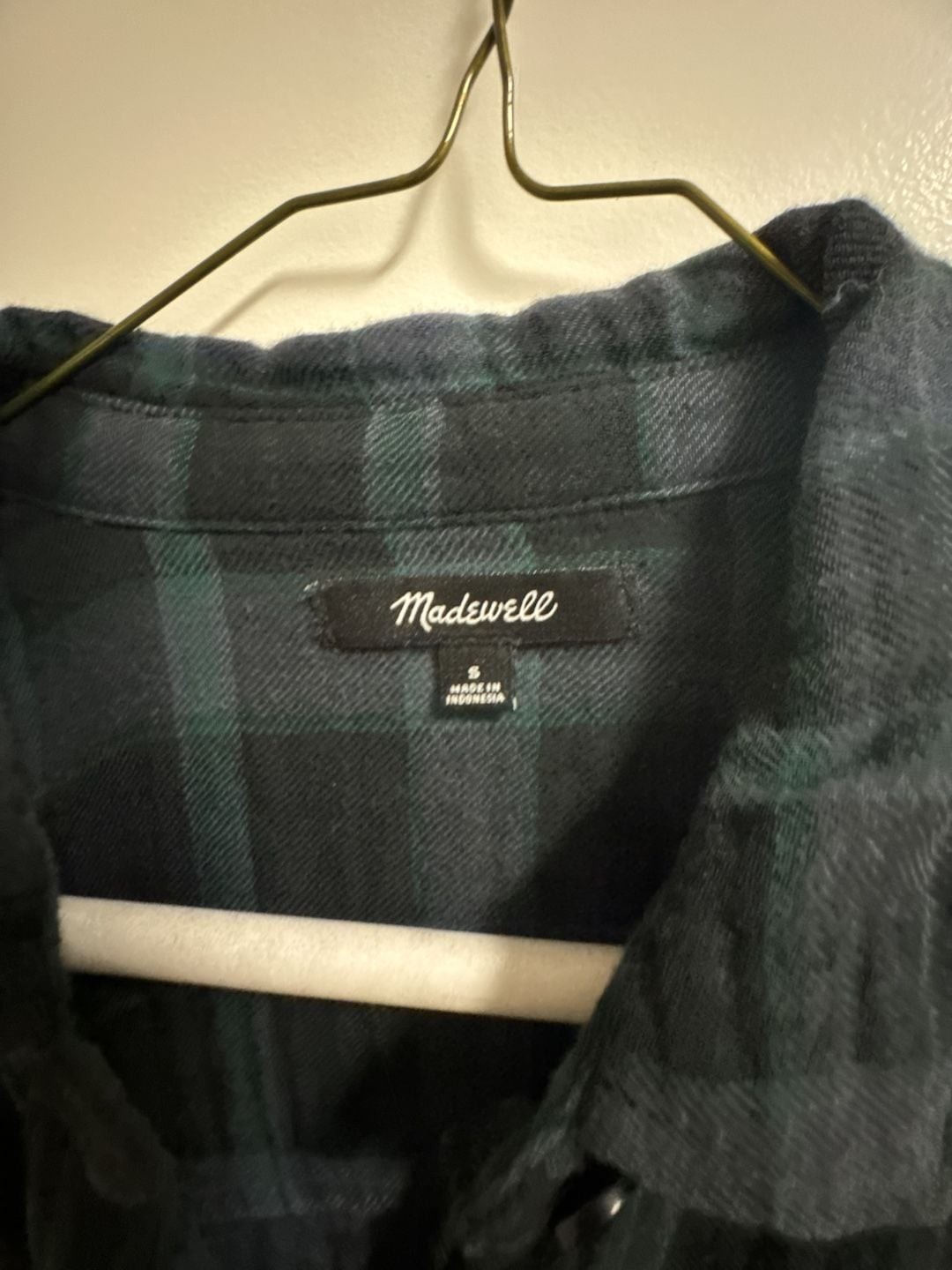 Madewell Lightspun Oversized Ex-Boyfriend Swing Shirt in Heisley Plaid