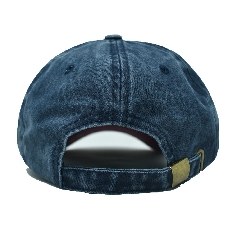 Pigment Dyed Washed Cotton Plain Baseball Ball Cap Polo Style Hat Dad 2 Two Tone