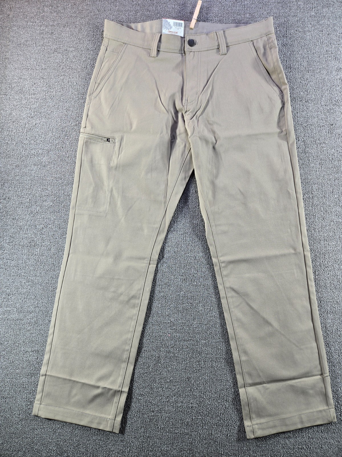 Copper and Oak Pants Men’s 34×30 NWT Stretch Hiking Tan Outdoor