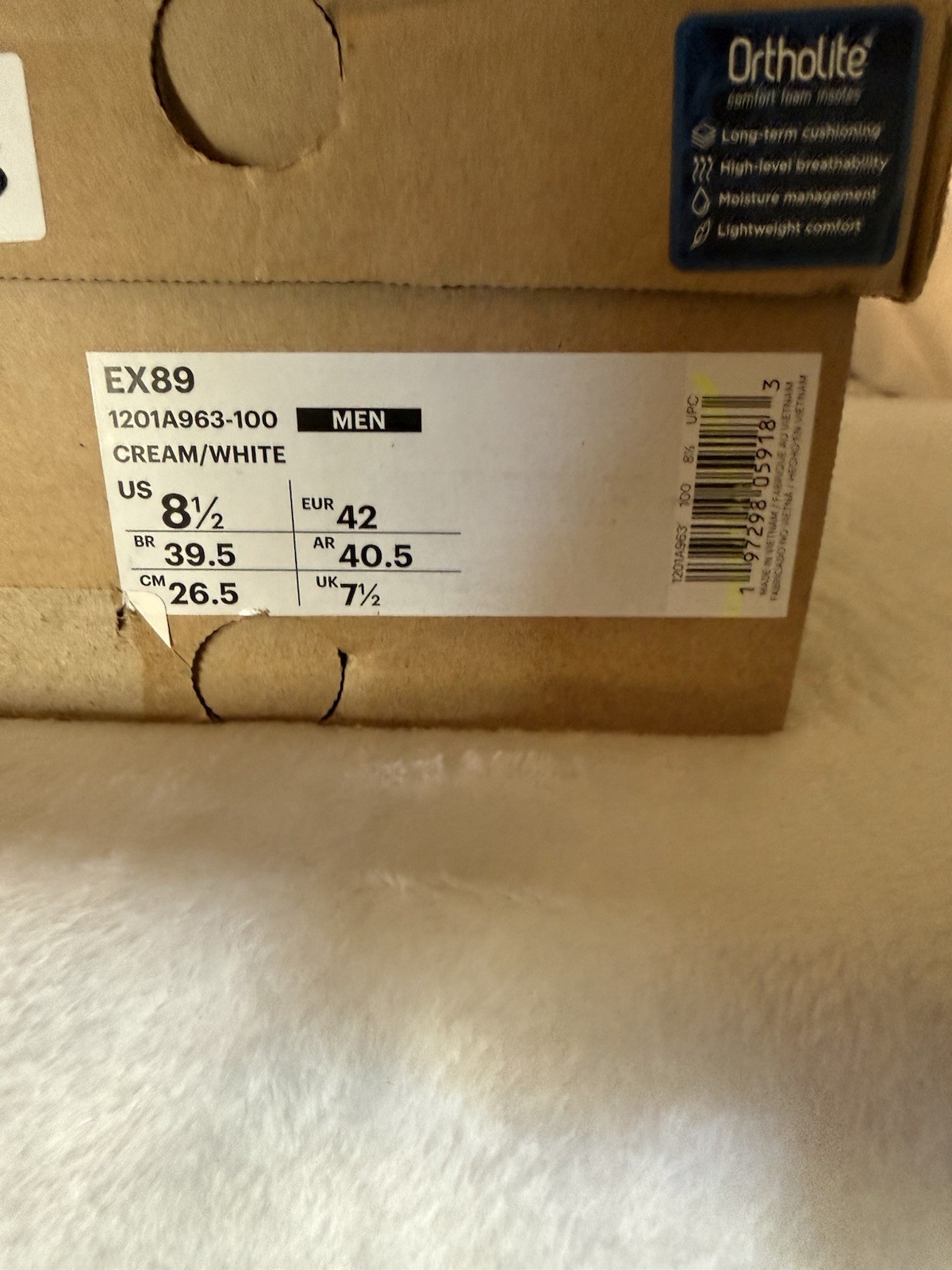 ASICS EX89 Omakase Pack Cream/White/Pink Low Top Lace-Up Suede 1201A963-100