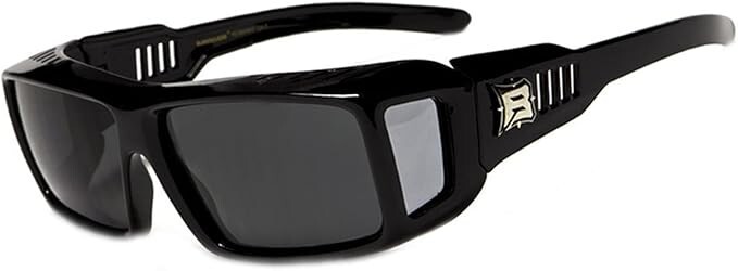 Barricade Fits Over Prescription XL Polarized Rectangular Shape Sunglasses