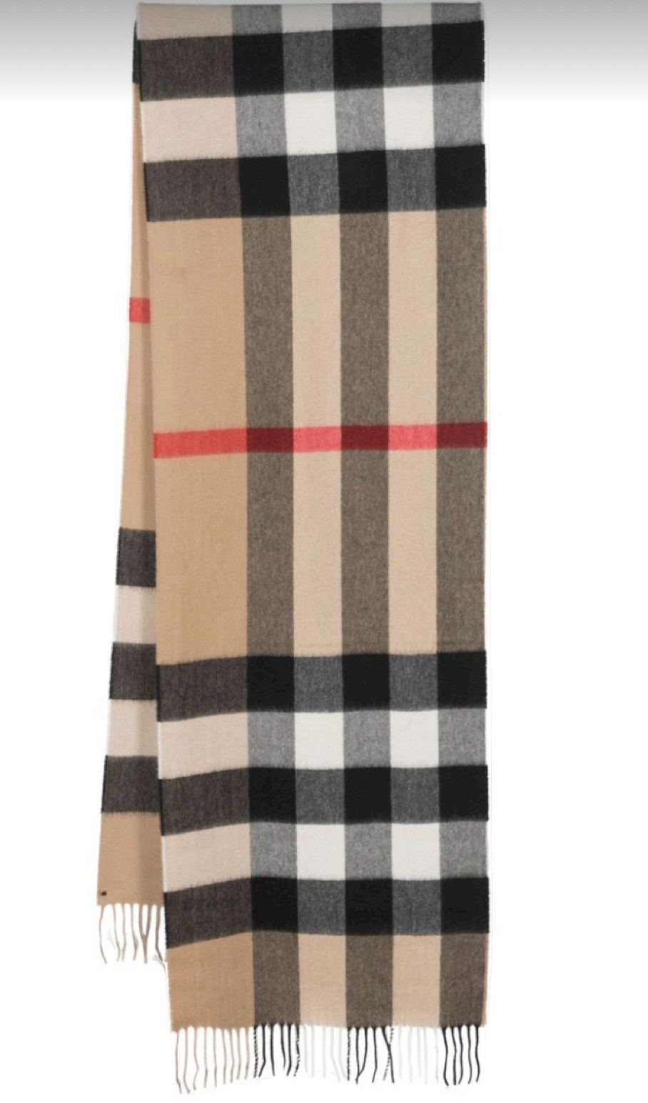 100% Cashmere Nova Check Scarf