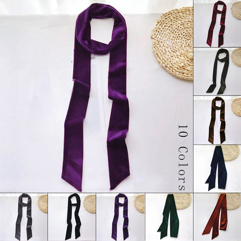 Lady Velvet Waist Belt Sash Strap Dress Coat Waistband Classic Hair Tie Ribbon