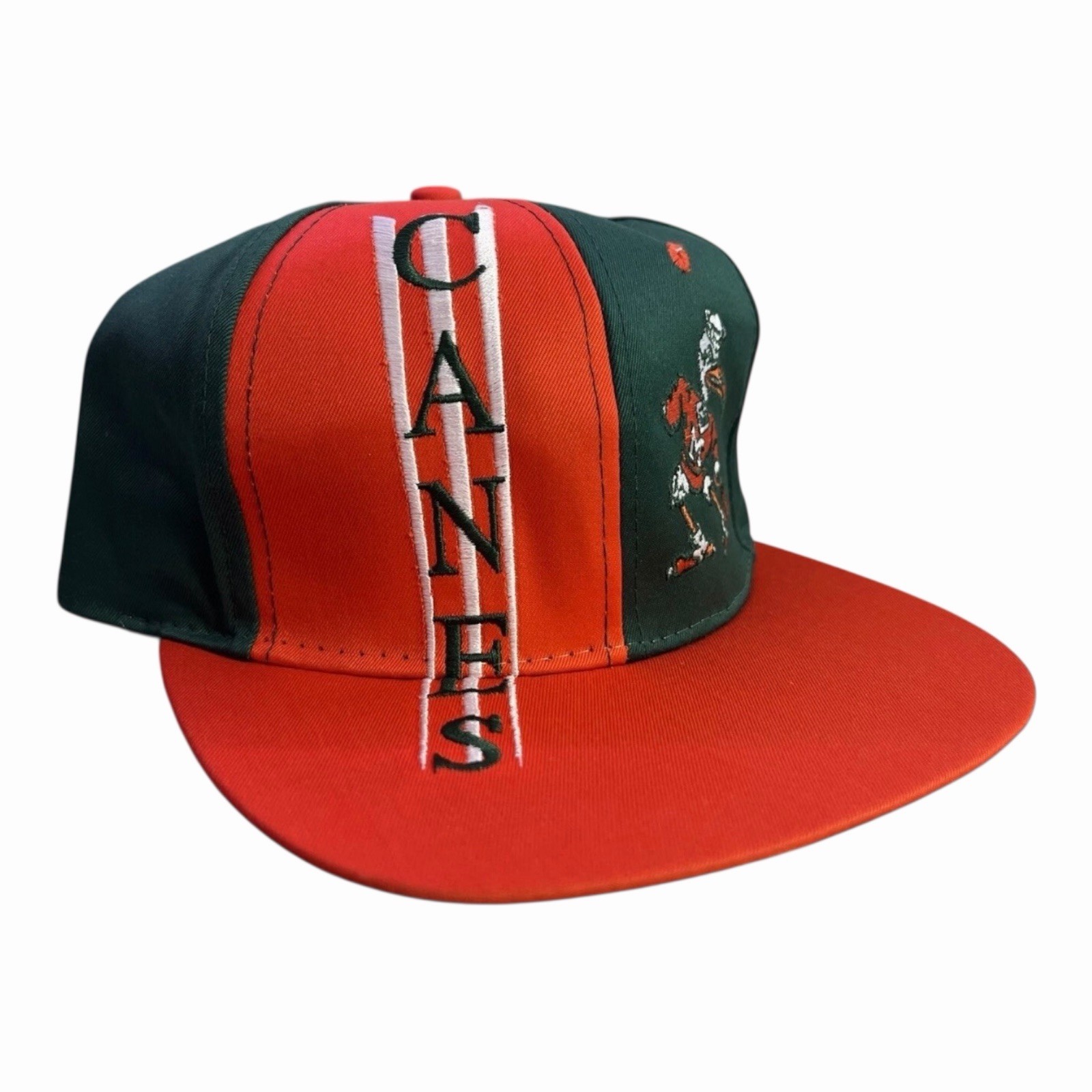 NEW VINTAGE 1992 MIAMI HURRICANES UM SNAPBACK HAT CAP FLAT BRIM DREW PEARSON