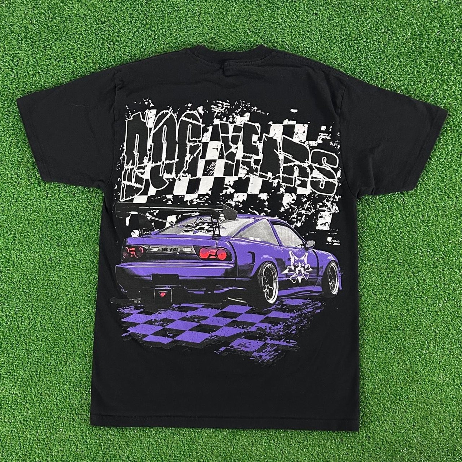 Dog Years Skate Club x City Morgue Racing All Over Print Graphic Tshirt Size M