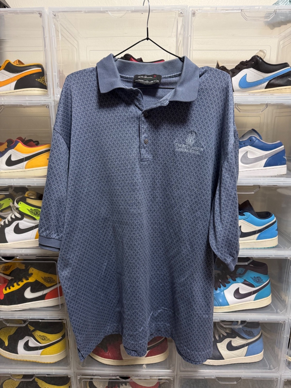 VTG Carnoustie Hale Irwin Ritz Carlton Laguna Niguel Polo Shirt Made in Italy