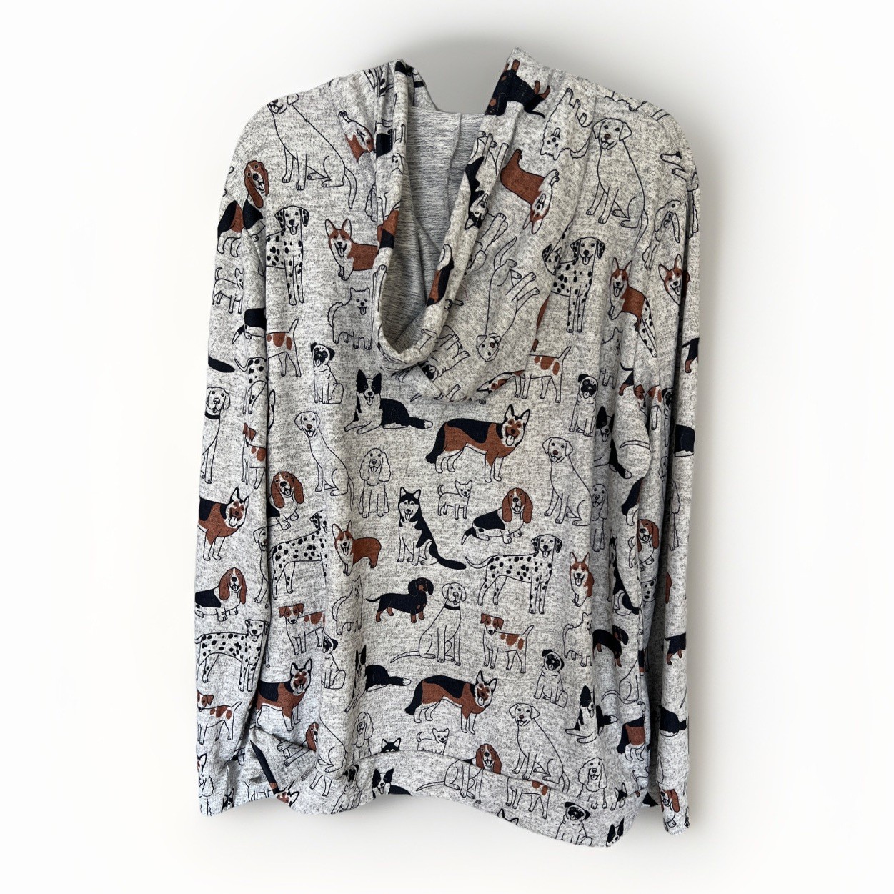 La Soul Hoodie All Over Dog Breed Print Size 3x Plus Size