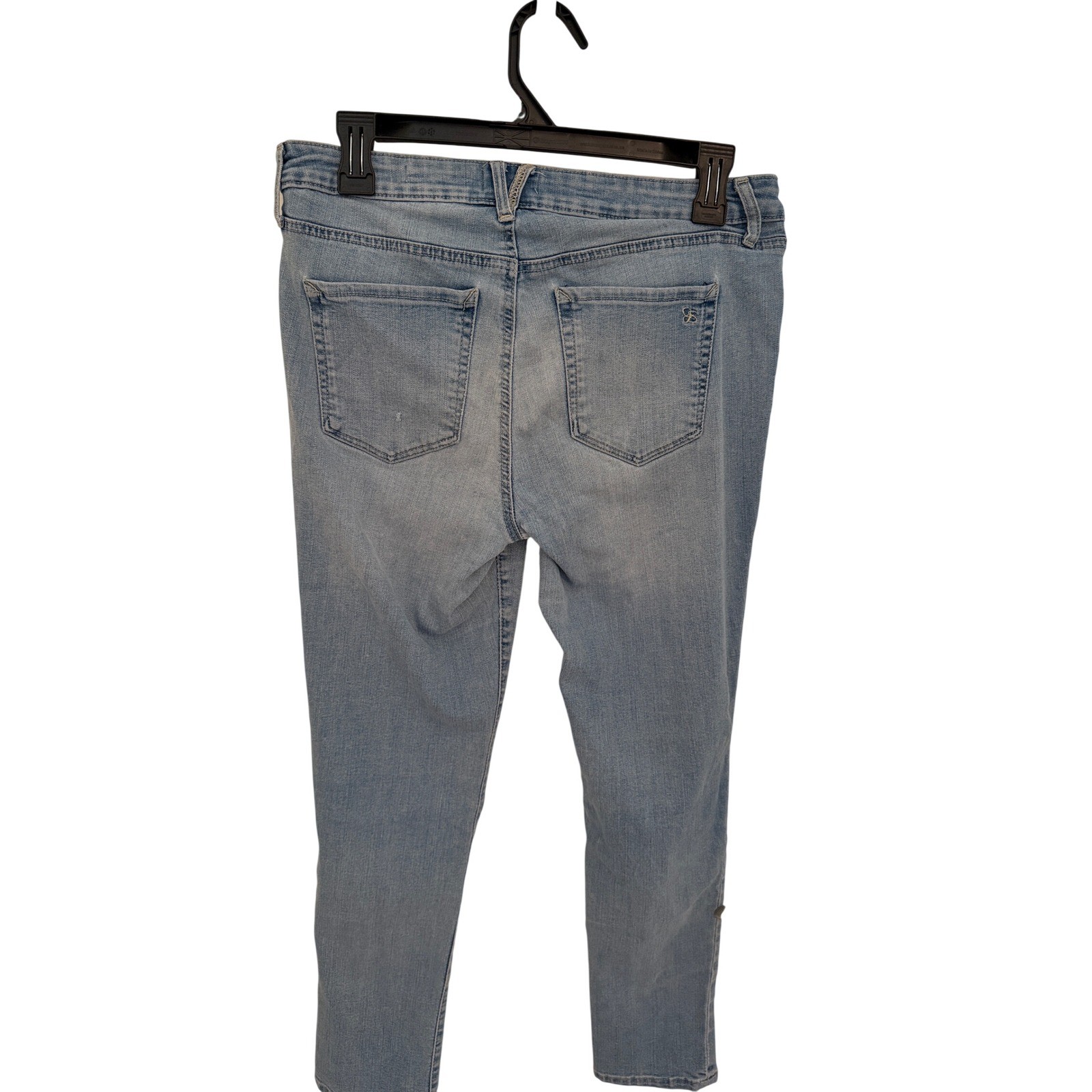 Jessica Simpson Womens Light Wash Skinny Jeans Size 10/30 Blue Denim JS Logo