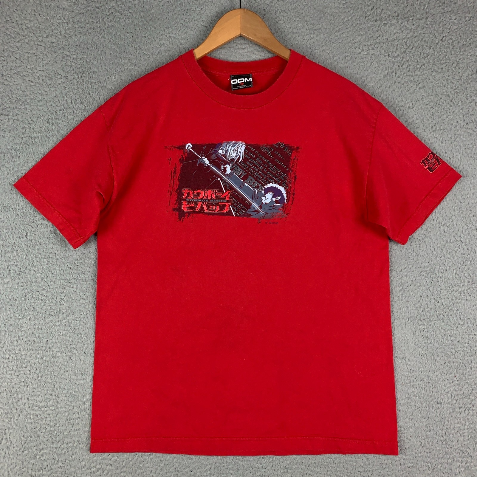 Vintage 90s Y2K Cowboy Bebop T-Shirt Mens Large Spike Spiegel Vicious ODM Anime