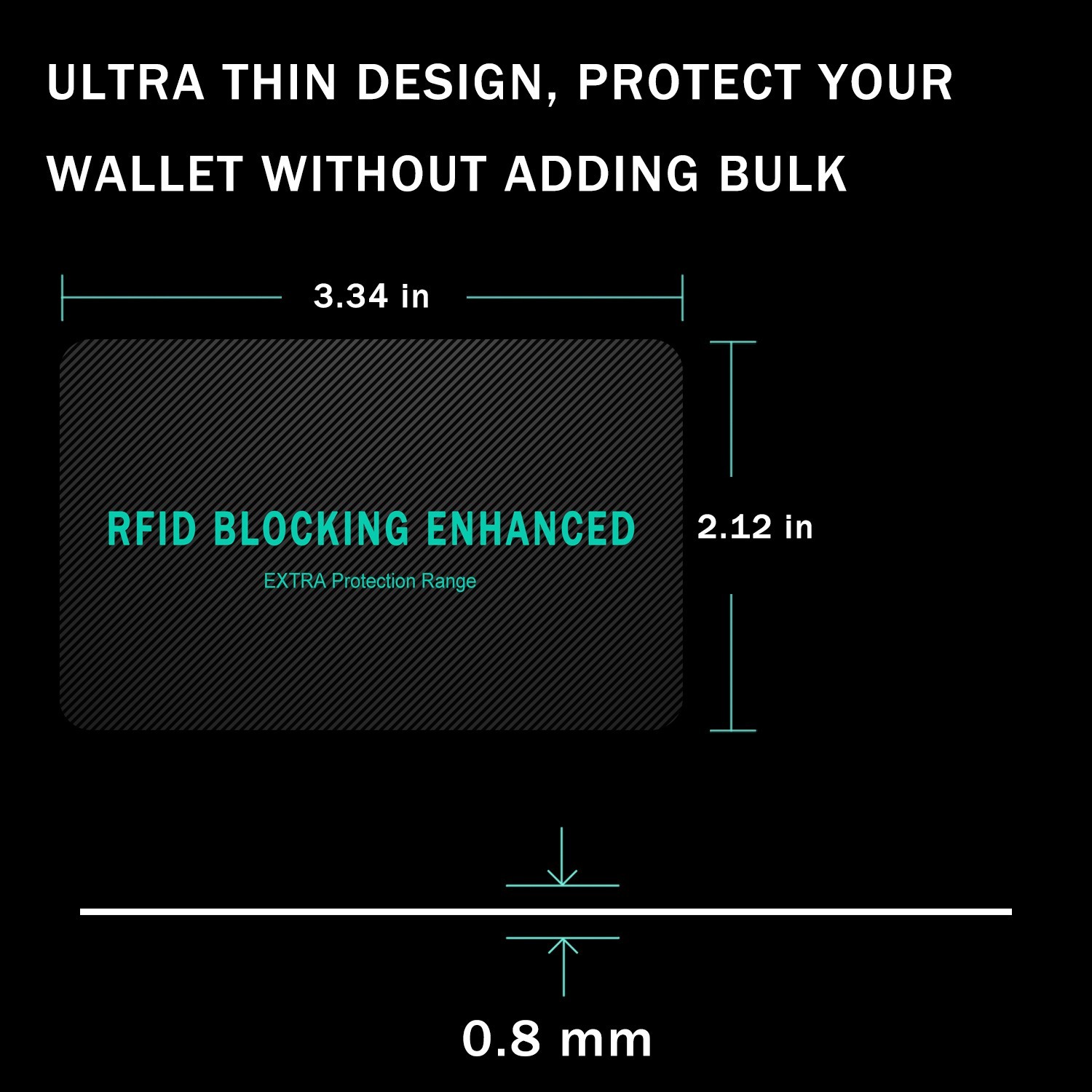 5/10/100 PACK RFID Blocking Card Contactless NFC Credit Card ID Protection Gift
