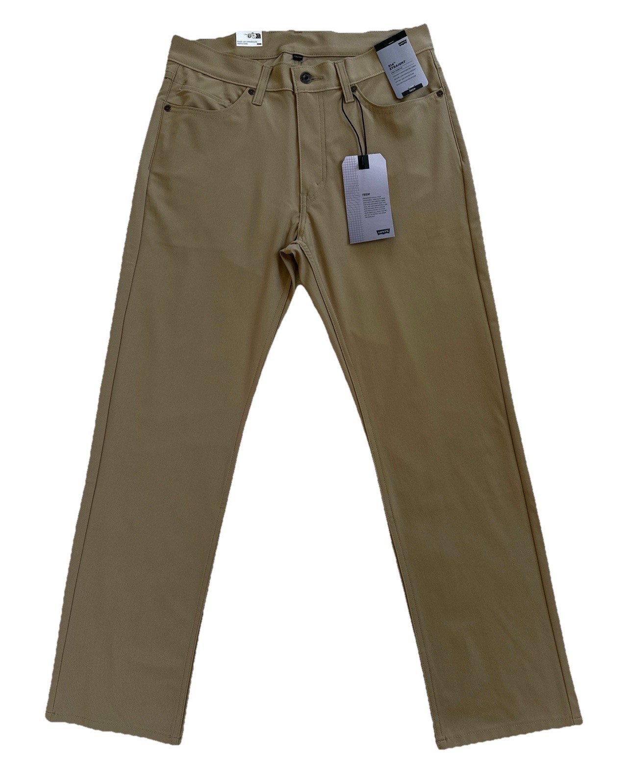 Levi’s Men’s 514 Straight Tech Pants, Beige