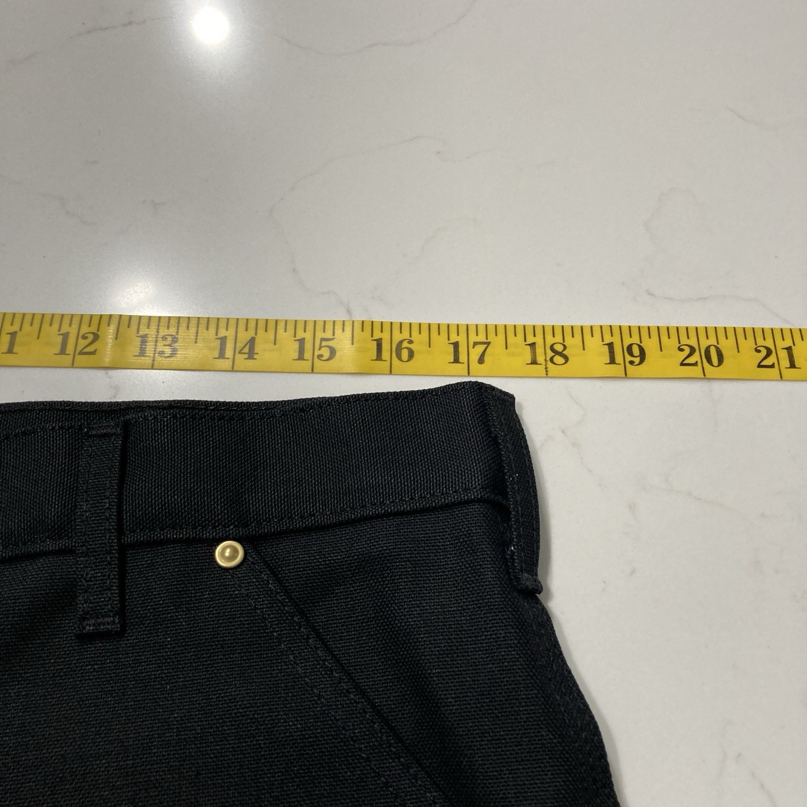 Carhartt B01 BLK Double Knee Work Pants Mens 34×32 (Actual 34×33) USA Made NWT