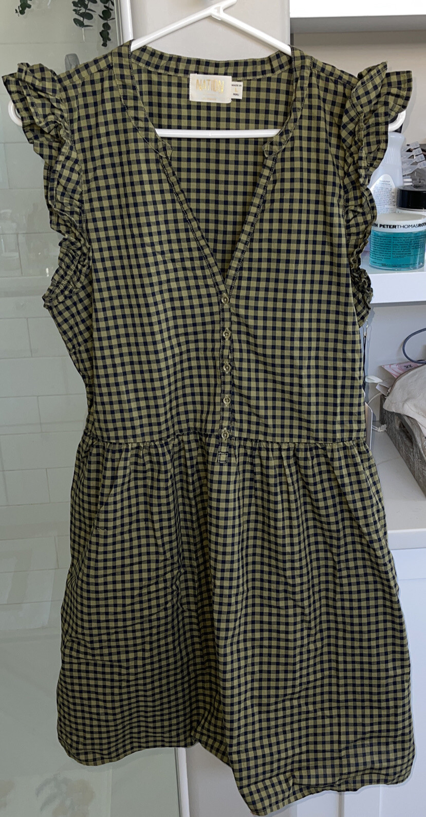 Nation LTD Tegan Dress Size L NWT with pockets
