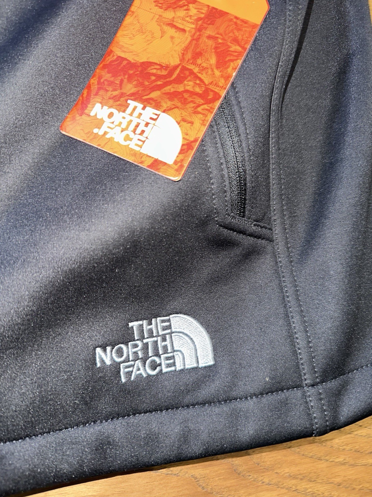 NWT The North Face Men’s Ridgewall Soft Shell Vest Black Size 2XL Embroidered