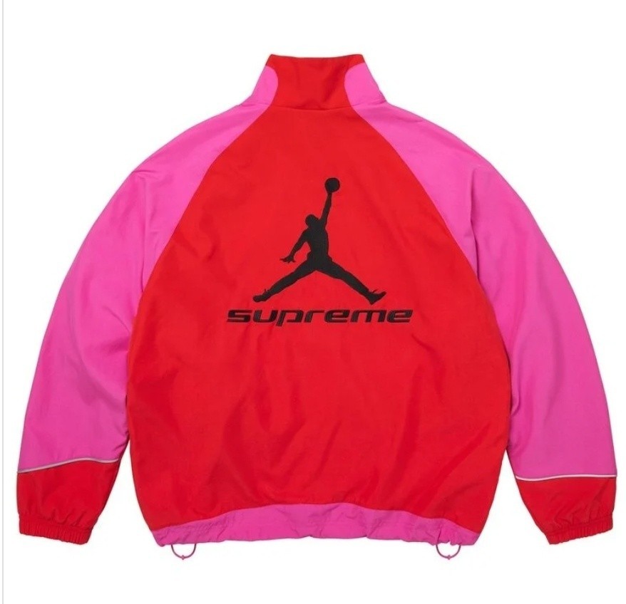 Supreme Jordan Track Jacket Pink SS26 Size XL IN HAND READY TO SHIP