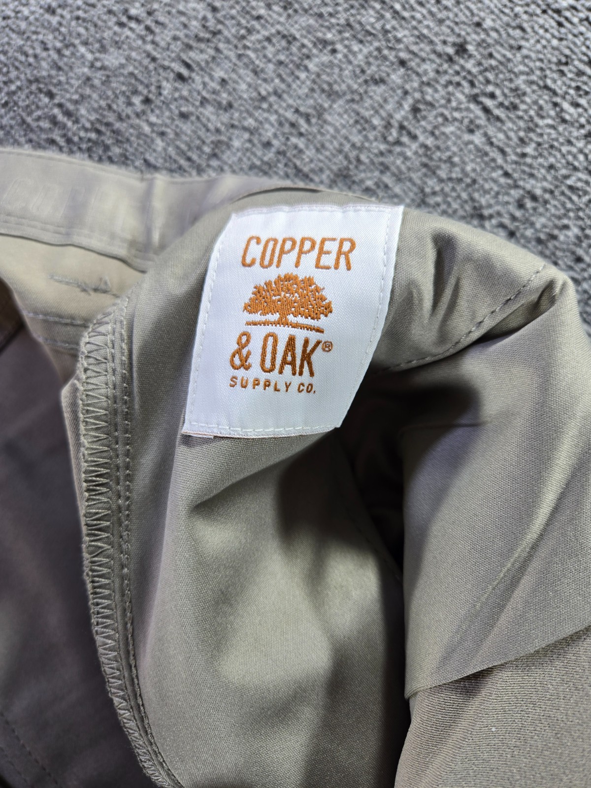 Copper and Oak Pants Men’s 34×30 NWT Stretch Hiking Tan Outdoor