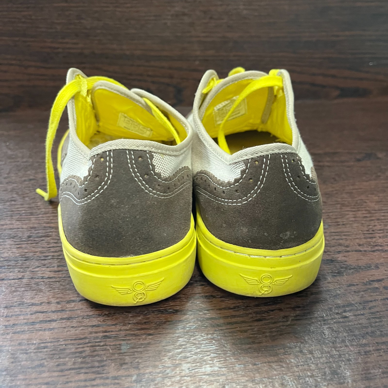 Creative Recreation Men’s Cesario Lo Shoe 10.5 Brown Yellow WingtipCR2212 SI0112