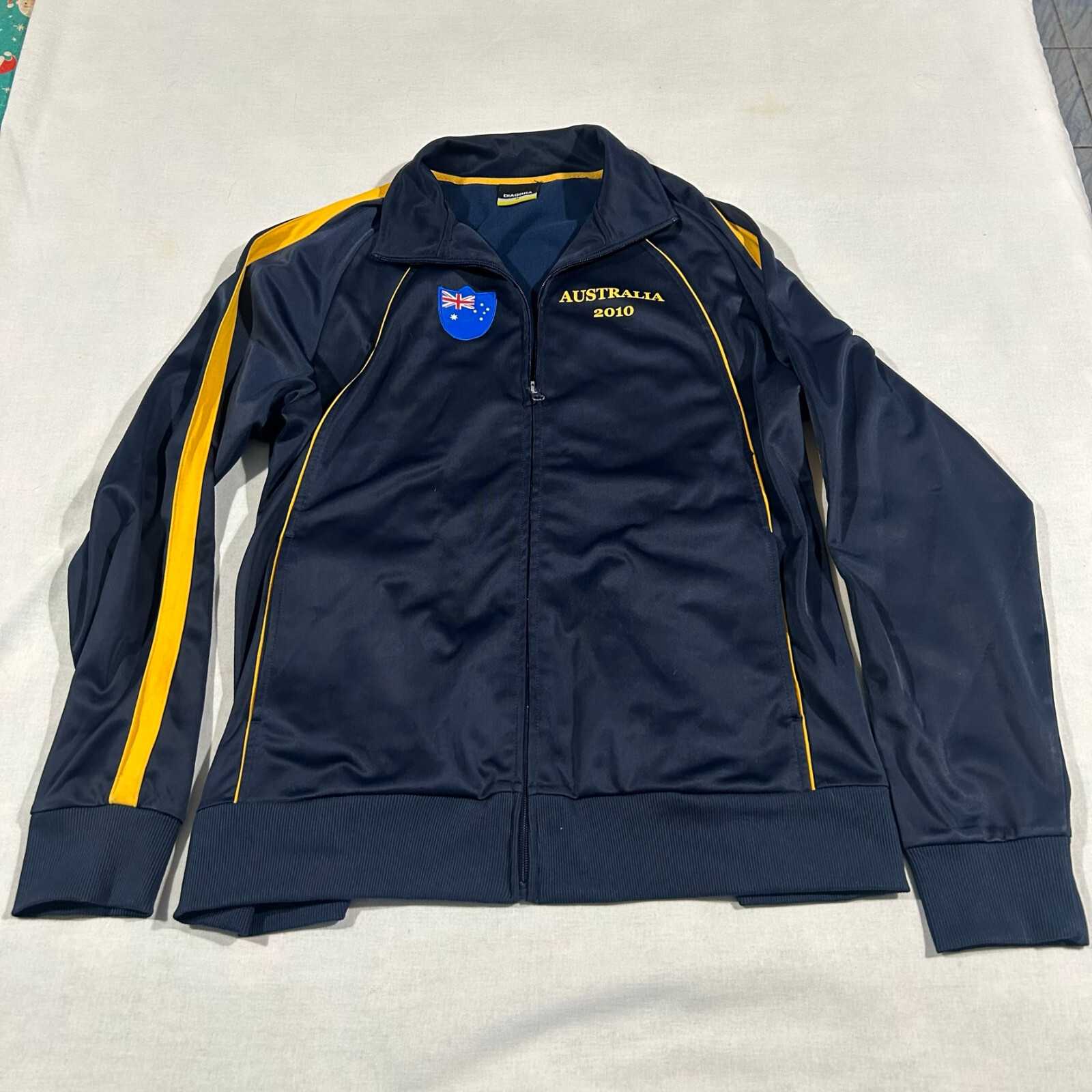 Australia 2010 Diadora Zip up Track Jacket Size M
