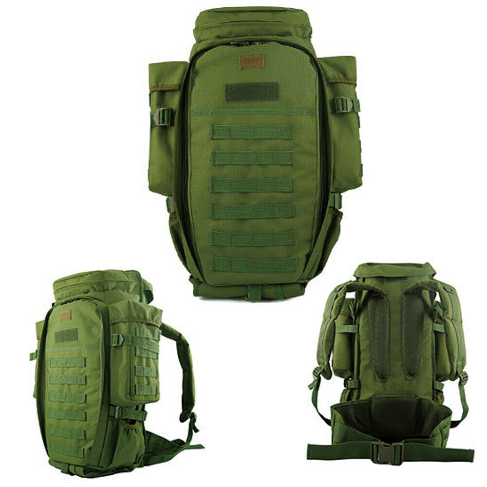 75L Large Camping Backpacks Tactical Rifle Bag Army Molle Bag Daypacks Rucksack