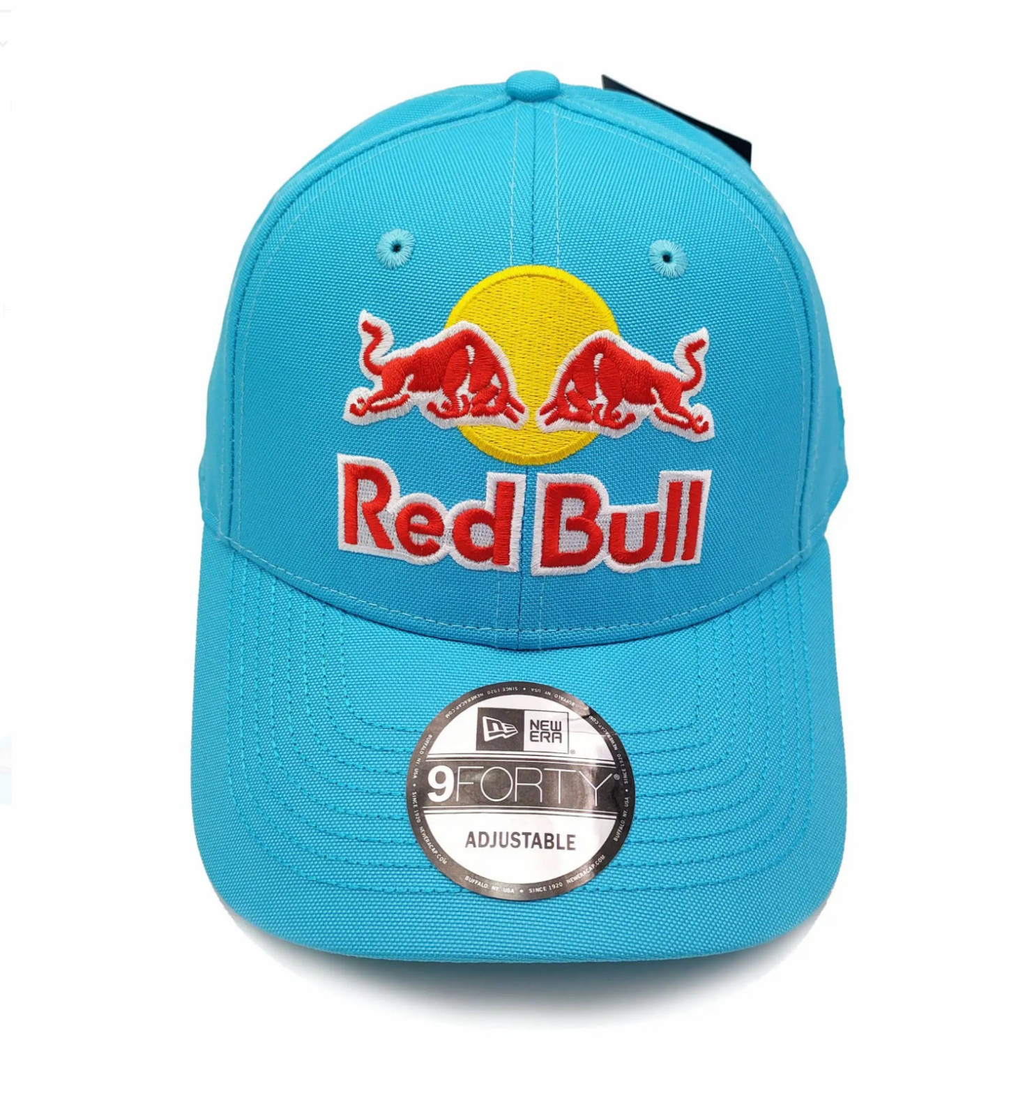 R- Turquoise Red Bull Canvas Baseball Cap. Racing. F1. MotoGP. Supercross