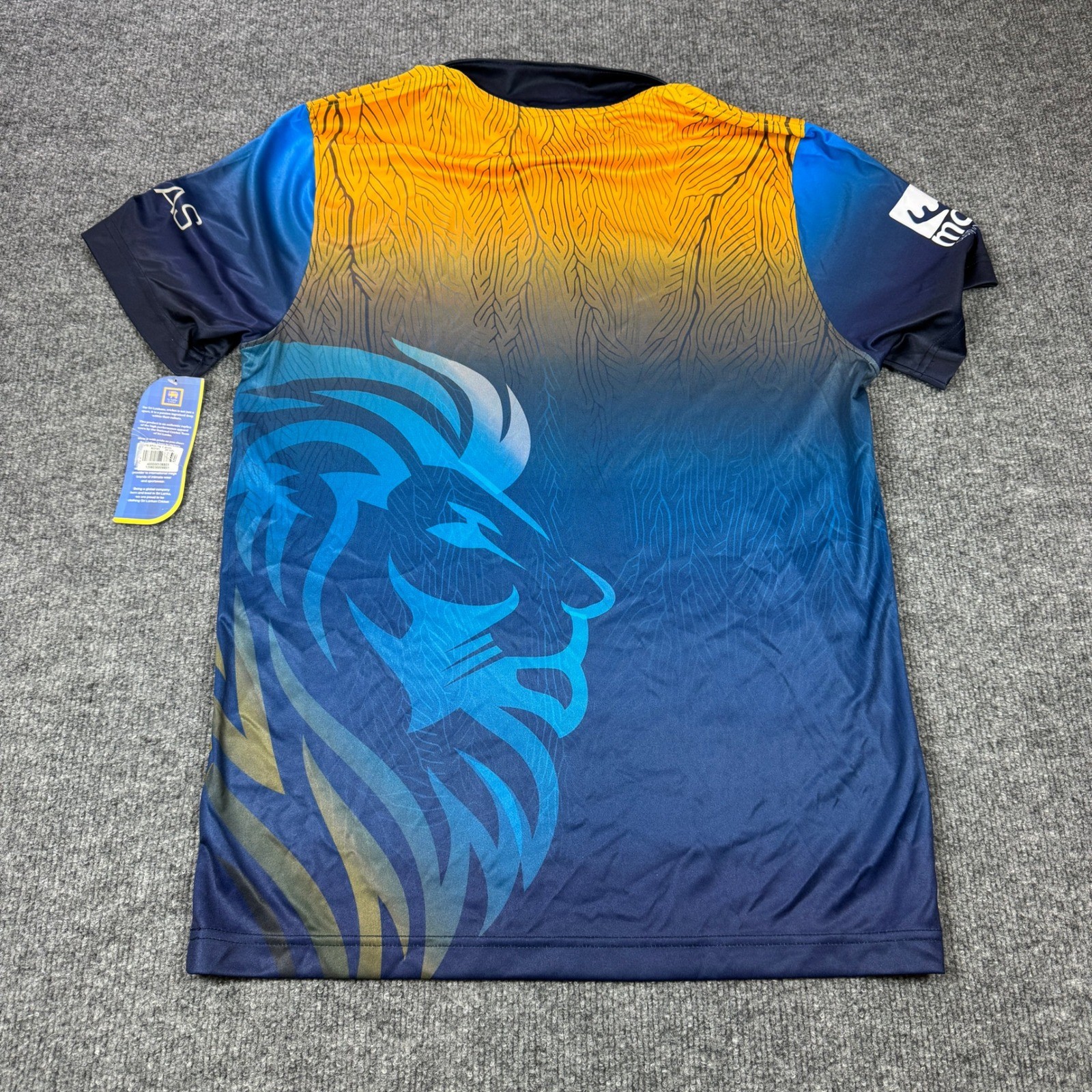 MAS Sri Lanka Cricket T20 World Cup Polo Mens L Blue Lion