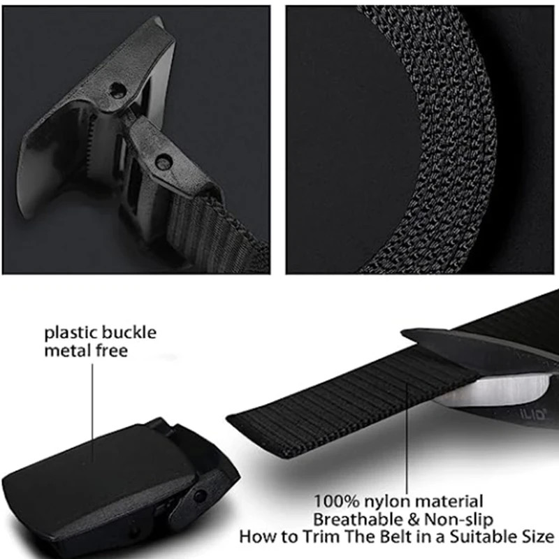 8 Colors Men Female Belts Military Nylon Adjustable Belt Outdoor Travel Tactical