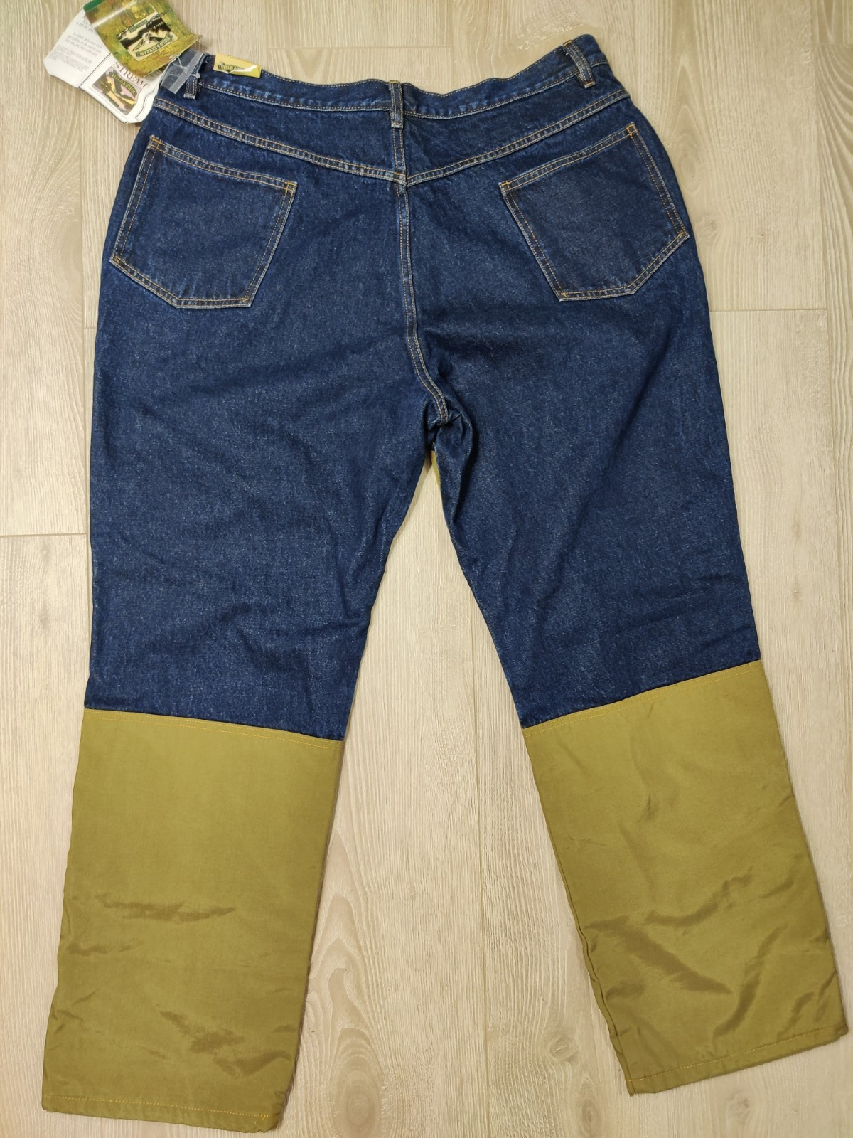 NWT Field & Stream 40×32 Hiking or Hunting Flannel Lined Jeans Suspender Buttons