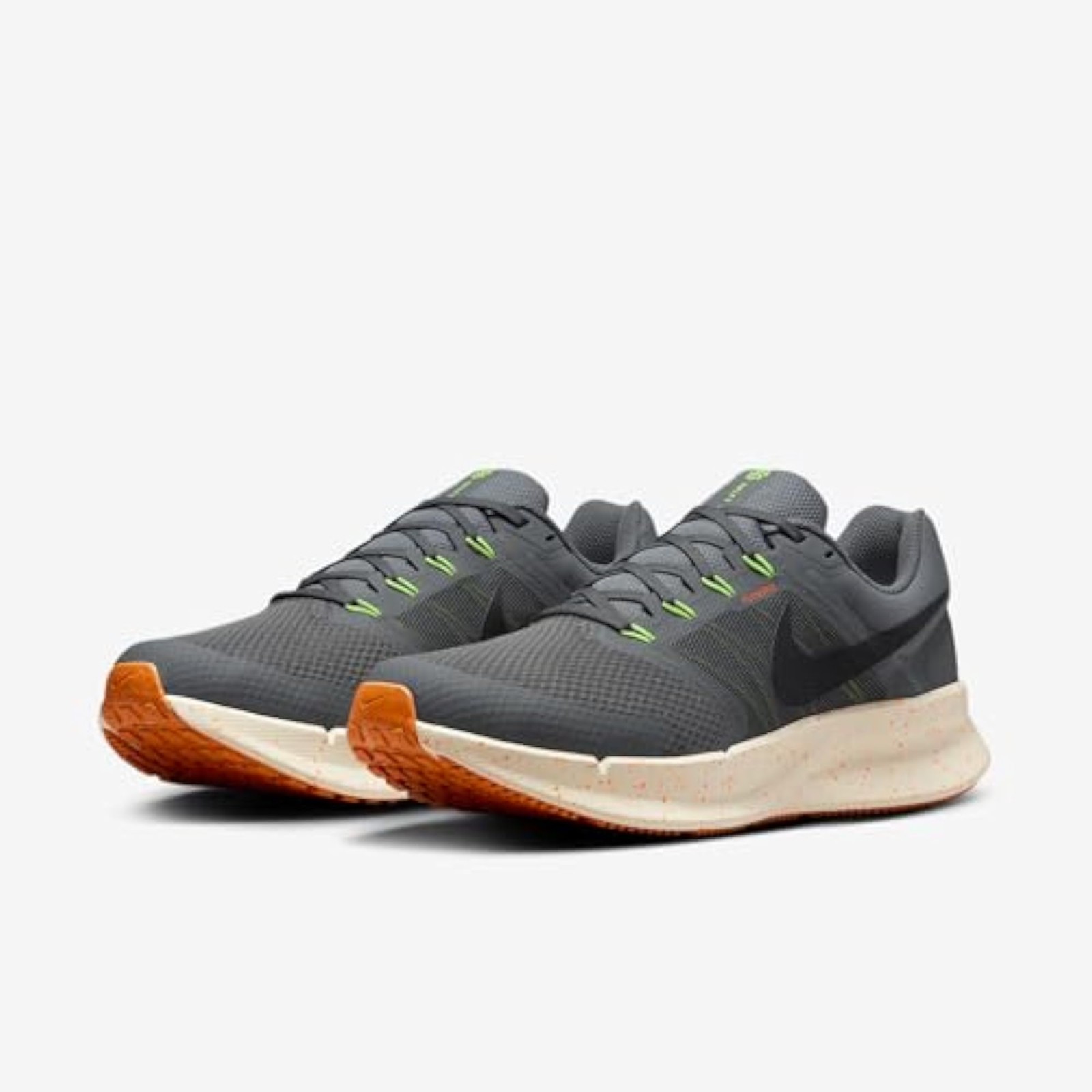 Nike Run Swift 3 Men’s Road Running Shoes (HV5226-068, Iron Grey/Total Orange/Vo