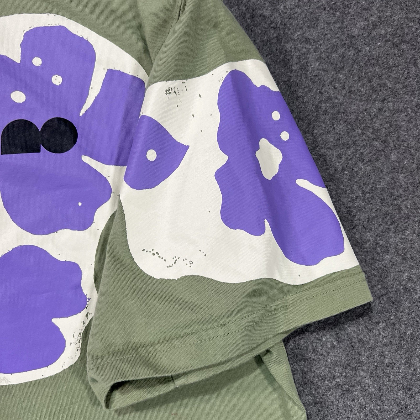 Nike x Naomi Osaka 2023 Floral Graphic T-Shirt Oil Green/Space Purple Size XL